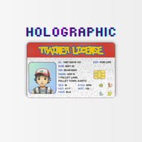 Image 1 of Pokemon Trainer License Credit Card Skin