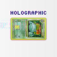 Image 1 of Venusaur Holographic Effect Credit Card Skin