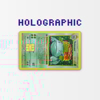 Image 5 of Venusaur Holographic Effect Credit Card Skin