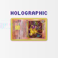 Image 5 of Charizard Holographic Effect Credit Card Skin