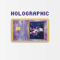 Image 1 of Mewtwo Holographic Effect Credit Card Skin