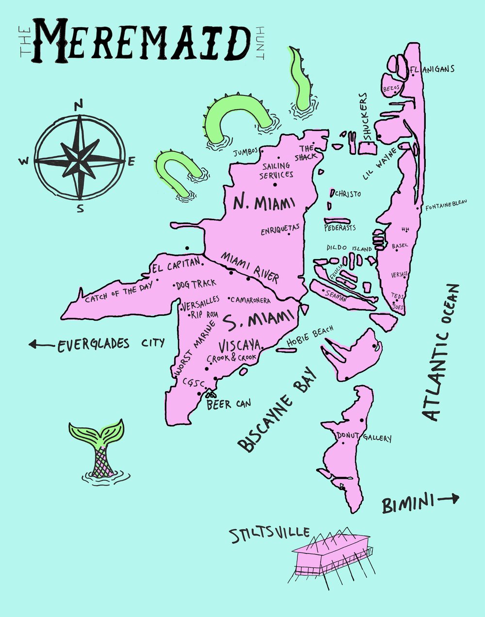 Image of The Meremaid Hunt Print