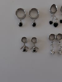 Image 2 of Black Bunnies (Silver)