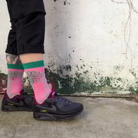 Image 2 of Chaussettes unisexe roses Maison 89
