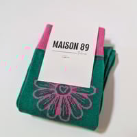 Image 2 of Chaussettes unisexe vertes Maison 89