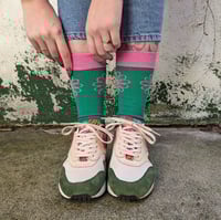Image 3 of Chaussettes unisexe vertes Maison 89