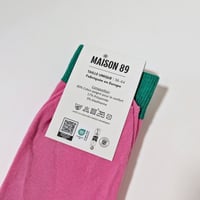 Image 4 of Chaussettes unisexe roses Maison 89