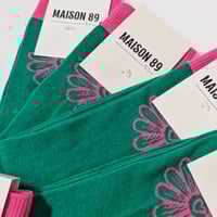 Image 5 of Chaussettes unisexe vertes Maison 89