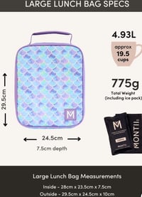 Image 3 of Montii Co Large Insulated Lunch Bag Goal Keeper