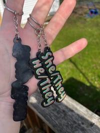 Image 1 of Pronoun Keychains