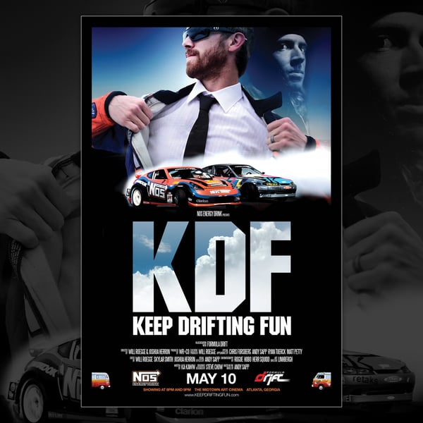 Image of Keep Drifting Fun Poster