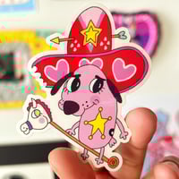 Image 3 of Pink Pony Pup Sticker