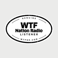 Image 1 of UV Sticker - Genuine WTF Listener  - White