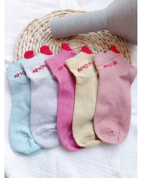 Chaussettes mi-haute "Amour"