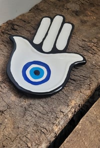 Image 4 of Evil Eye Hamsa Dish
