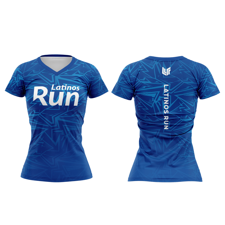 Latinos Run Electric Tee Image 3