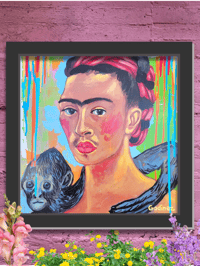 Image 4 of Frida Kahlo and Fulang Chang Art Print