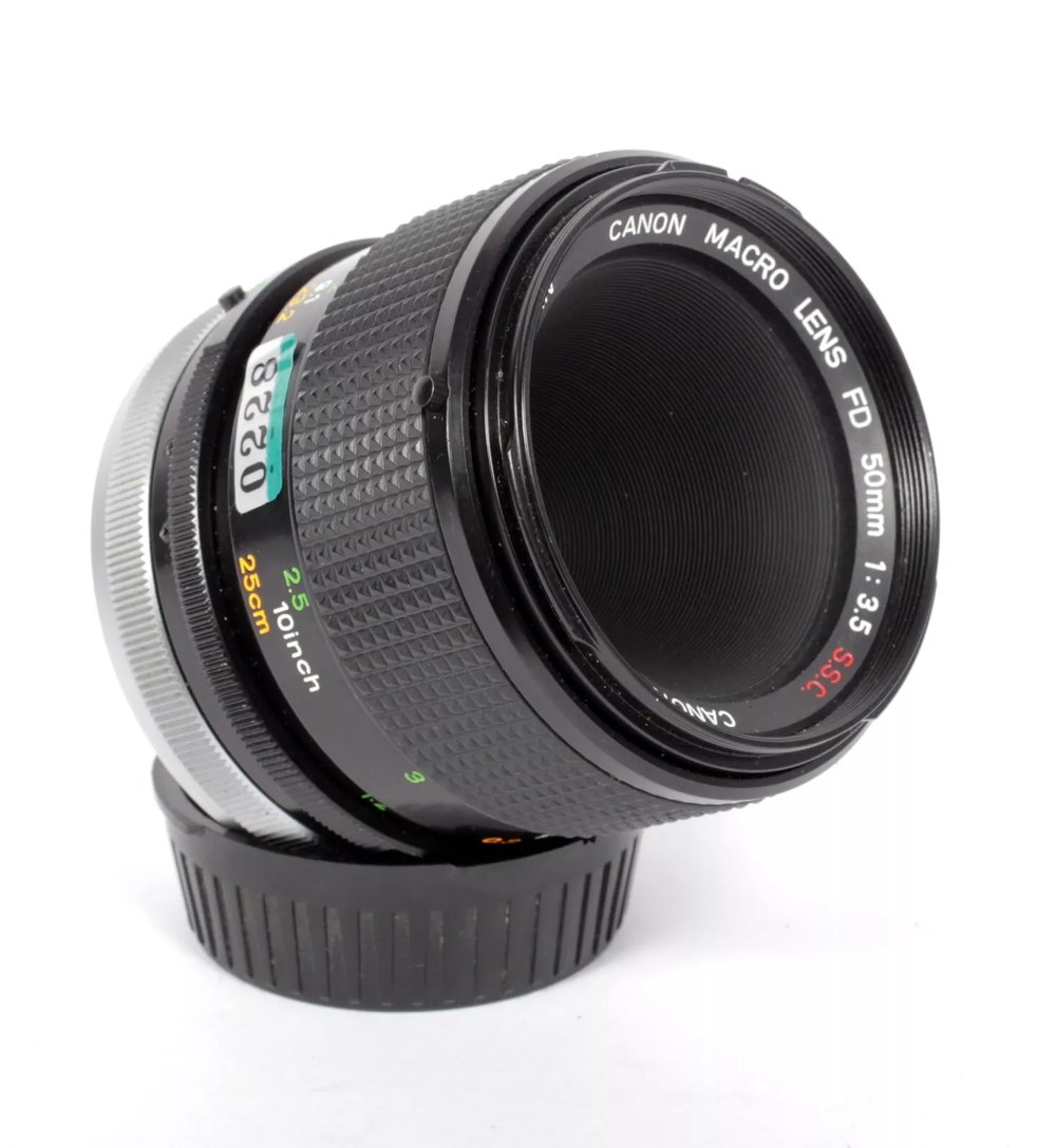 Image of Canon FD SSC 50mm F3.5 Macro lens for Canon NFD FD FL mount cameras #0228