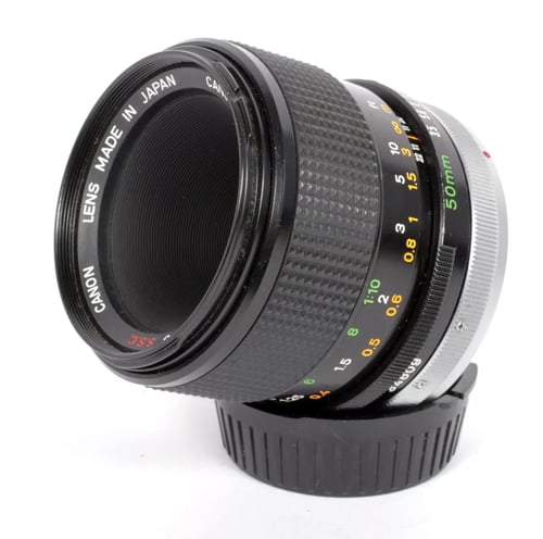 Image of Canon FD SSC 50mm F3.5 Macro lens for Canon NFD FD FL mount cameras #0228