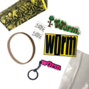 snack mix (wrist band + keychain)