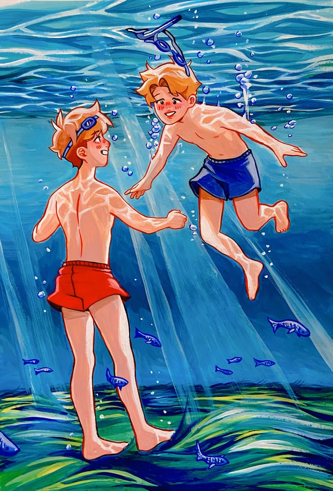 Image of VMIN scuba diving [ PRINT ]