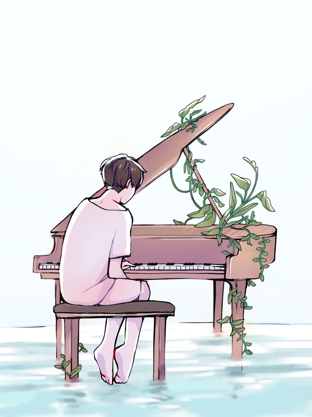 Image of Yoongi, first love [ PRINT ]