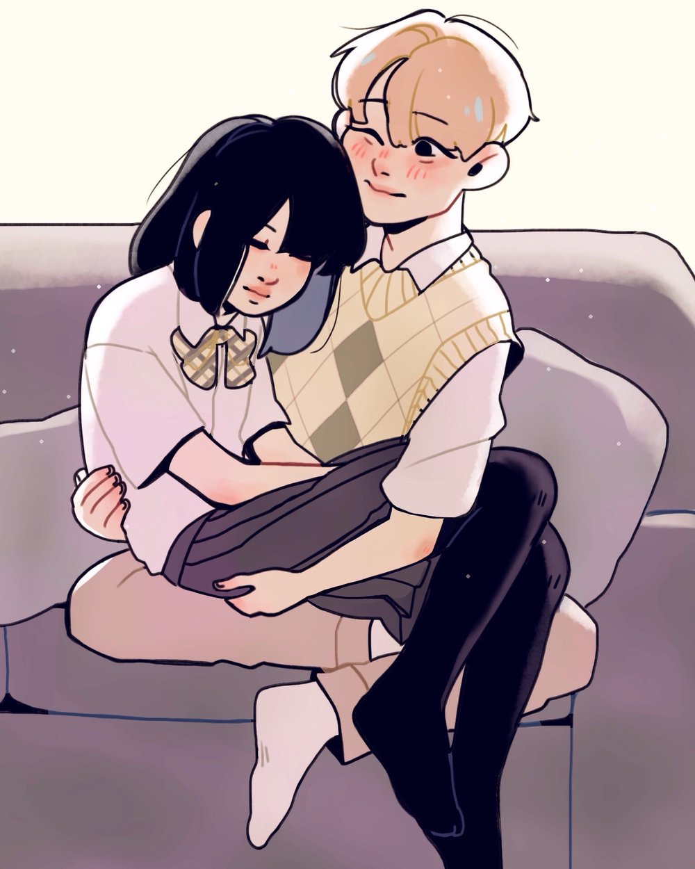 Image of SOPE cuddle [ PRINT ]