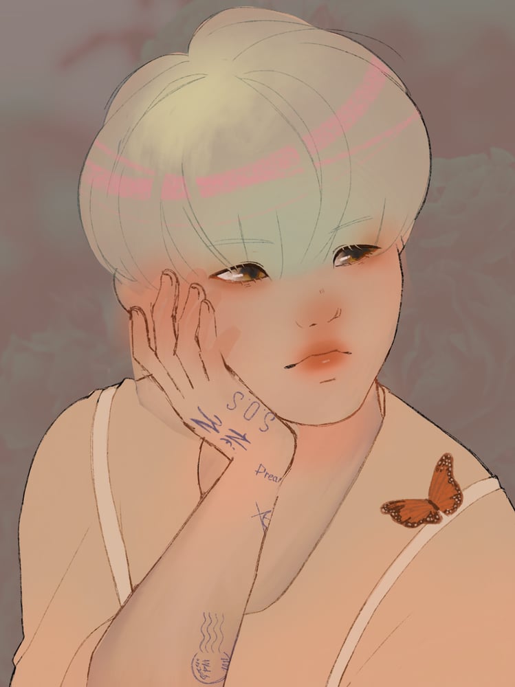 Image of Mint Yoongi HYYH [ PRINT ]