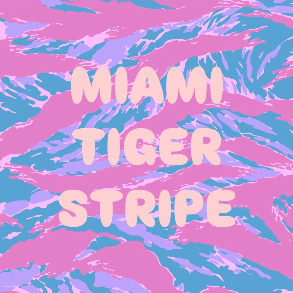 Image of Miami Tiger Stripe Camo Wallpaper • Digital Download