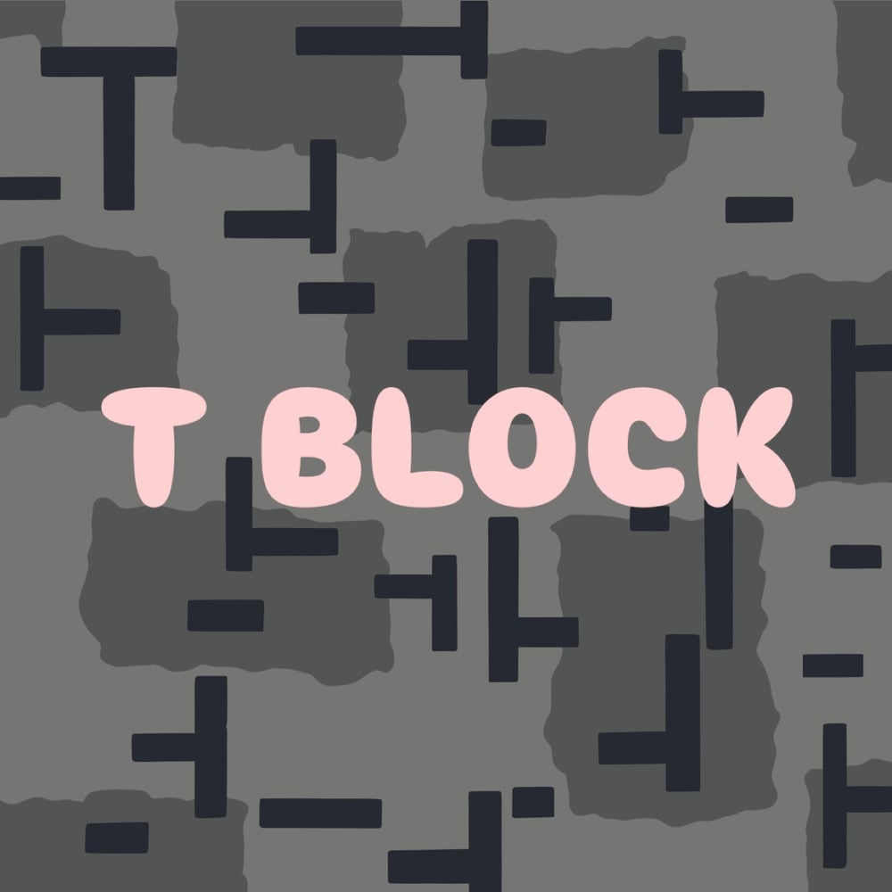 Image of T Block Camo Wallpaper • Digital Download