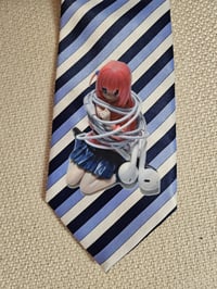 Image 2 of baby blue - 'tied 2 musik' tie