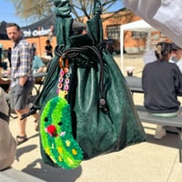 Image 2 of Pickle Tufted Bag Charm