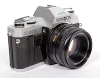 Image 1 of Minolta X-370 35mm SLR Film Camera + MD Rokkor X 50mm F1.7 lens #4385