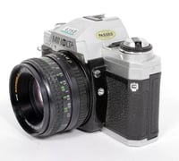Image 3 of Minolta X-370 35mm SLR Film Camera + MD Rokkor X 50mm F1.7 lens #4385