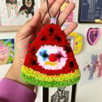 Image 1 of Clown Critters Tufted Bag Charms
