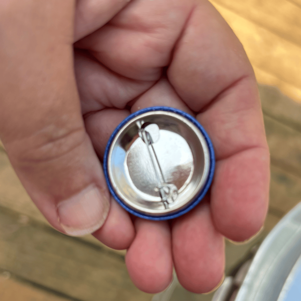 Image of Never Too Old To Ride Button