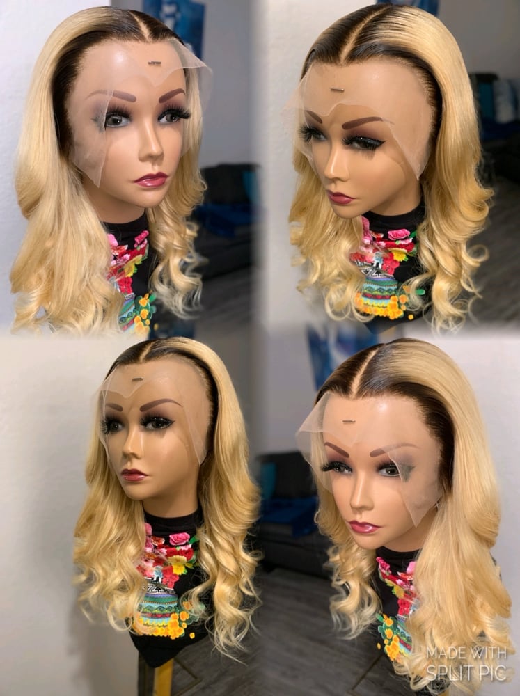 Image of 20 Inch HD 613 Blonde Lace Frontal Wig 