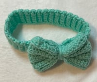 Mint Green Headband with Bow