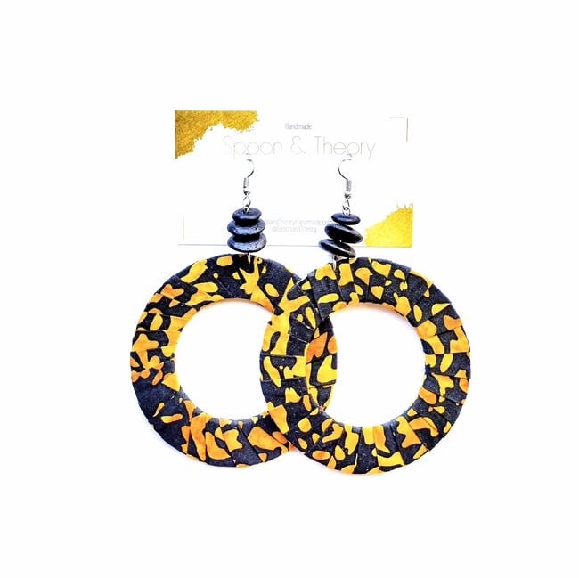 Erykah Wrapped Hoop Earrings 