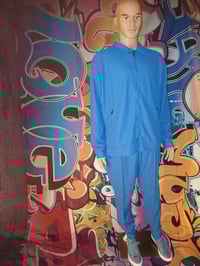 Image 1 of Men's blue pants set size Extra Large 