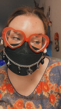 Image 2 of Crystal Flower Mask Chain