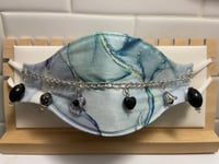 Image 1 of Crystal Flower Mask Chain