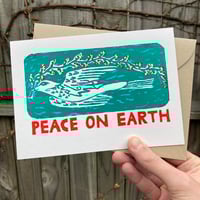 "Mourning Dove" Card - White