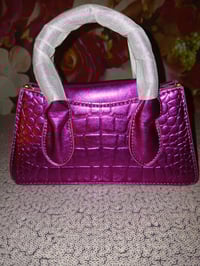 Image 1 of Womens hot pink pocket book 