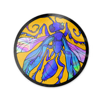 Blue Mud Dauber Sticker