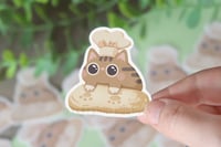 Image 2 of I Knead You (Biscuit Cat) - Sticker