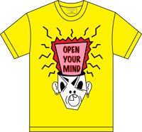 Image 2 of OPEN YOUR MIND TEE