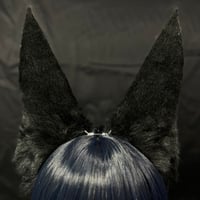 Image 2 of Tall Fox/Jackal Ears - MADE TO ORDER
