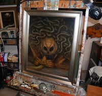 Image 3 of Serpent - 16x20" oil painting on wood panel, 2018