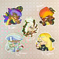 PKMN Leaders - Holographic Vinyl Stickers